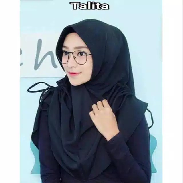 Jilbab hijab serut kanan kiri