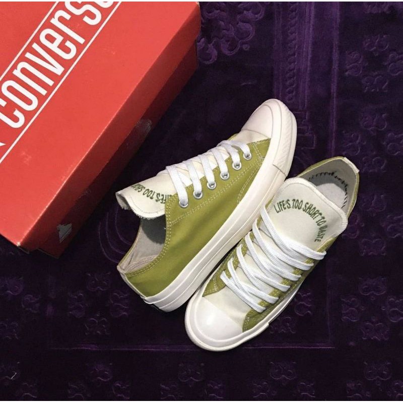 SEPATU CONV3RSEE 70s RENEW MOSS GREEN WHITE