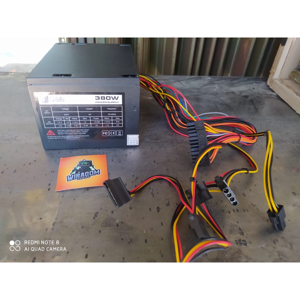 PSU HOSE 380W POWER SUPPLY MINI ITX PSU MINI 380W