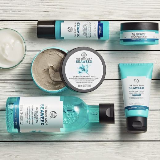 Jual [ORIGINAL] The Body Shop Seaweed Facial Wash Toner Cleansing