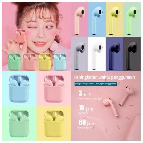 Trend-Inpods 12 TWS Bluetooth Wireless Earphone Macaron I12