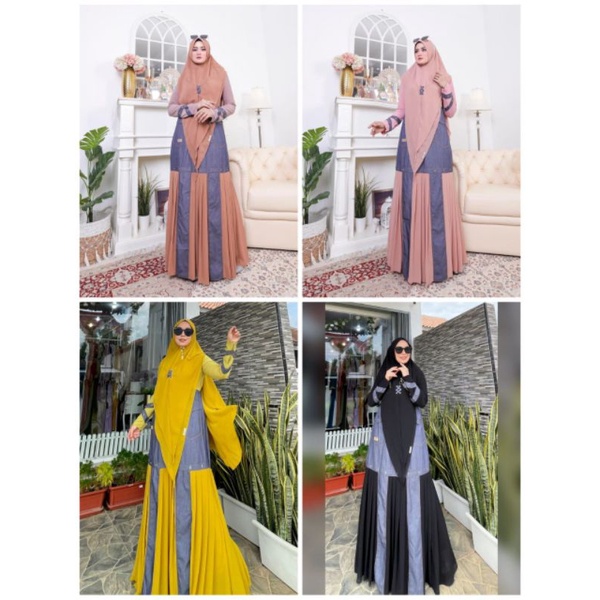 Gamis syari Dzaiba Series ORI Belifi
