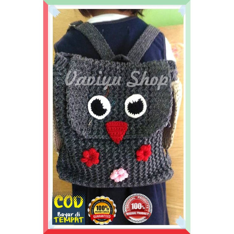 TAS RANSEL RAJUT ANAK-VV16