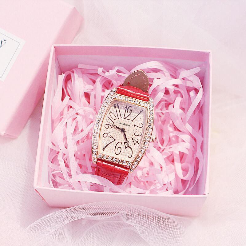 LDS J015 Jam Tangan Wanita CANDYCAT Simple Style Fashion Elegant Casual Quartz Watch