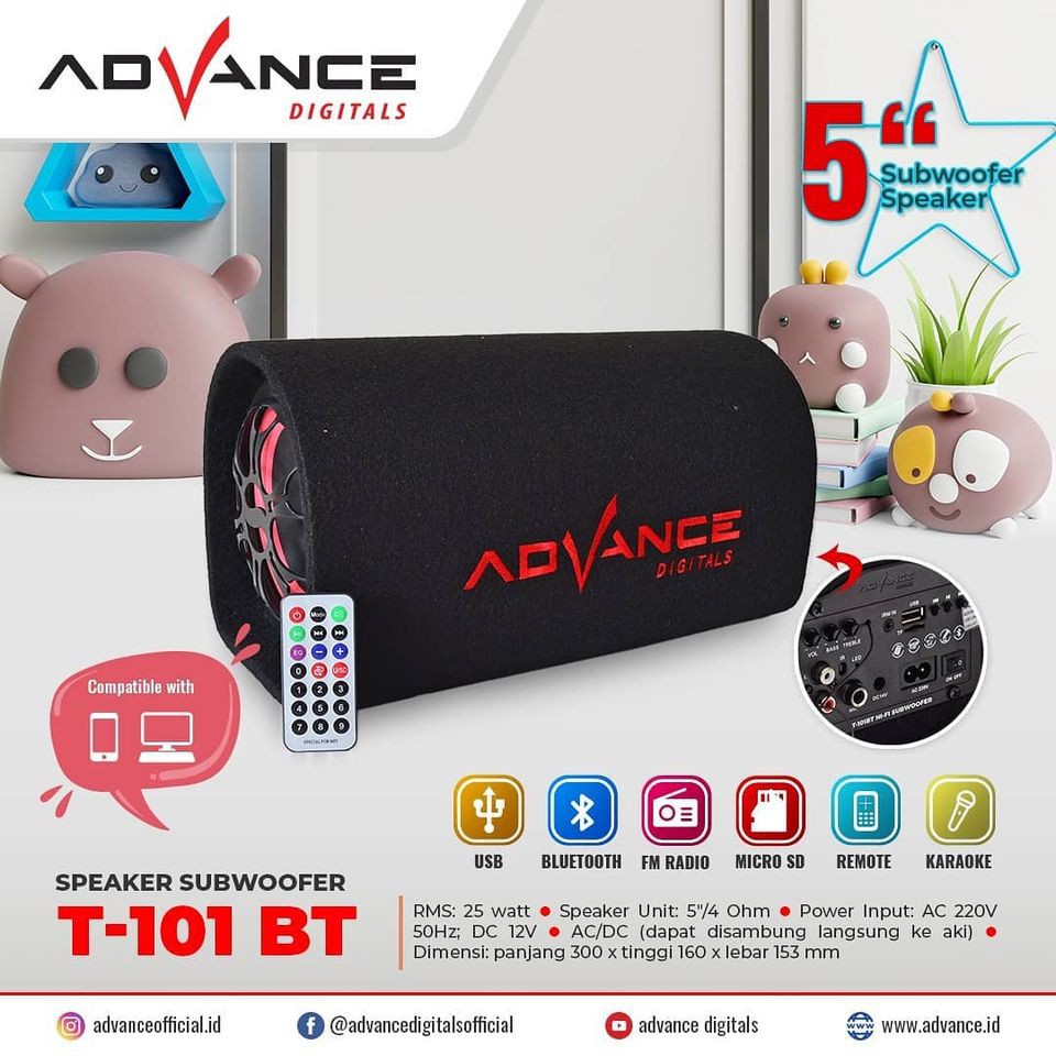 Speaker Advance T 101 BT suara mantap ORIGINAL