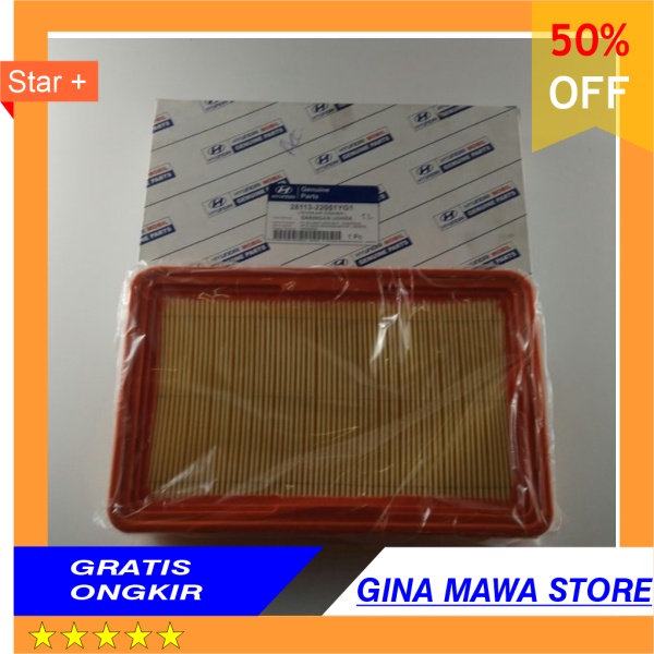 PROMO  filter udara hyundai accent air filter accent saringan udara accent asli hyundai