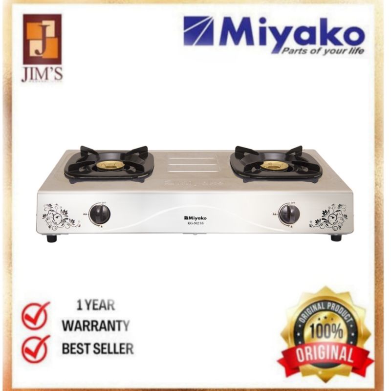 MIYAKO KG502SS KOMPOR 2 TUNGKU