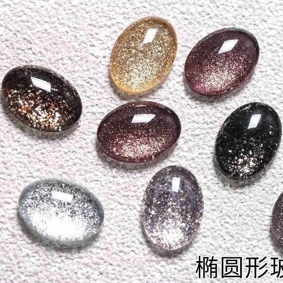 【 COD 】30/48/120Pcs Free Lem Papan Display Warna Kutek Gel Bahan Kaca Untuk Nail Art