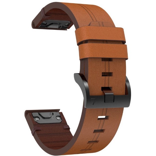 Tali Jam Quick Fit 22mm Watch Strap Garmin D2 Delta - Leaher Kulit Strip Style