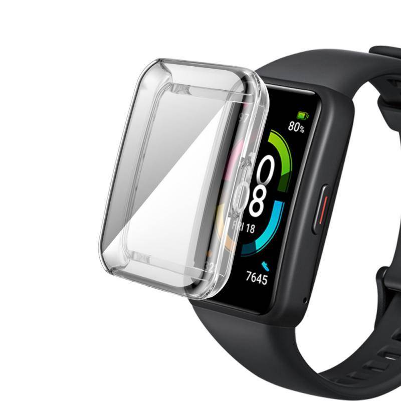 Soft Case Pelindung Layar Full Screen Untuk Huawei Honor Band 6 Pro Watch Fit Es Strap Band 6