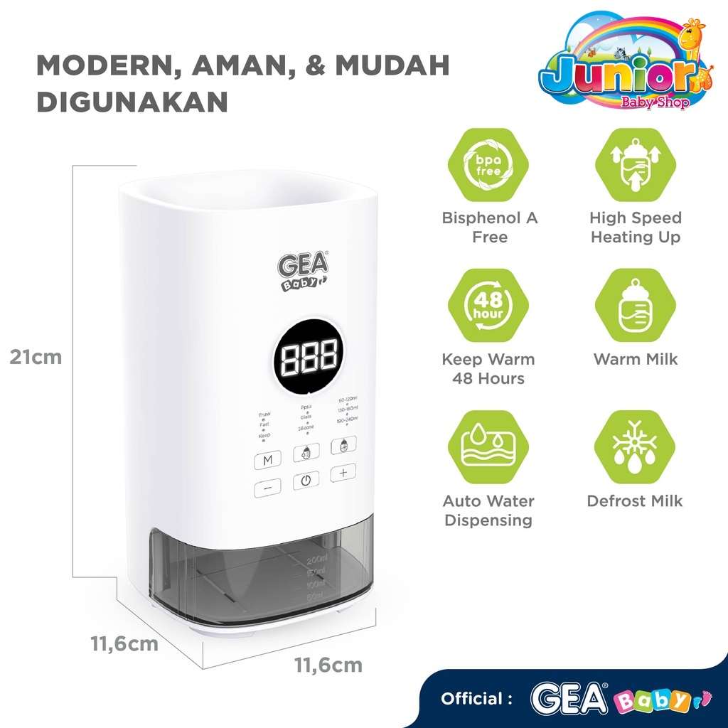 GEA Baby Smart Auto Bottle Warmer GW-200