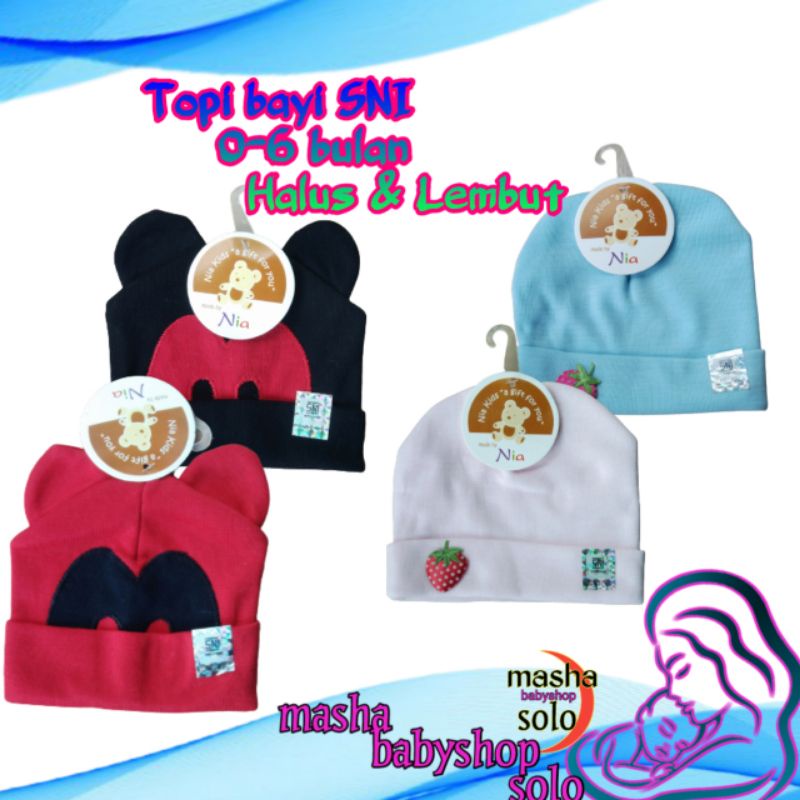 Topi bayi Lembut  , Topi bayi sni halus , Topi baby