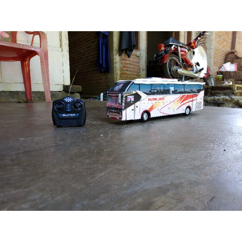 rc miniatur bus murni Jaya