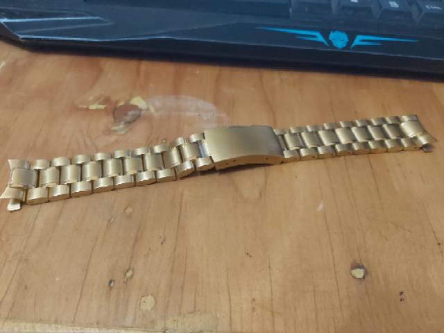 STRAP tali jam tangan Rante Stainless steel Gold