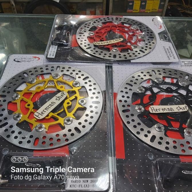 disk piringan cakram ktc vario 150 new baut 5 / cakram vario 150 ktc