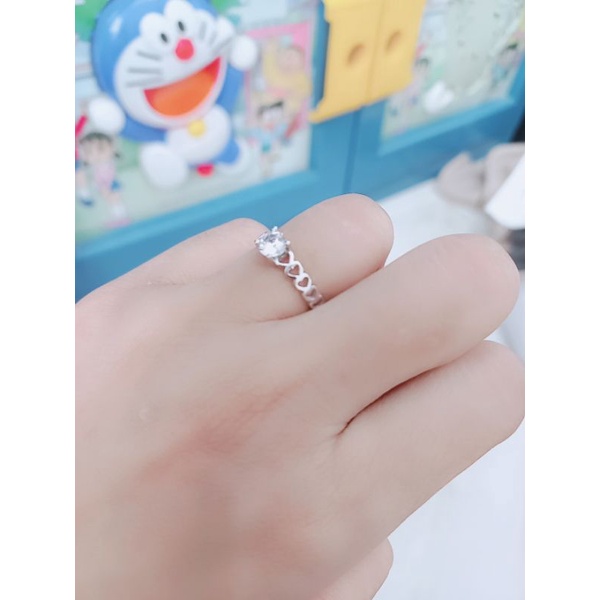 cinci solitaire mp ukir samping love&quot;/ cincin perak asli silver 925 lapis emas/cincin fashion wanita