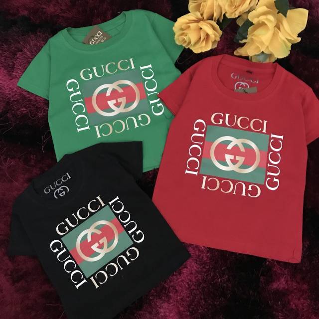 KAOS GUCCI PREMIUM SABLON PRINTING / BRANDED TEE PREMIUM PRINTING