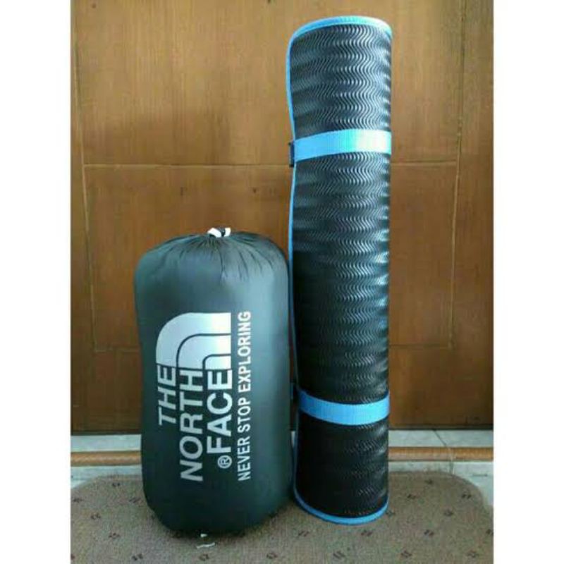 Paket Sleeping Bag Dan matras - Sleeping Bag Bulu Dan Matras Camping- Kantung Tidur Dan Matras karet