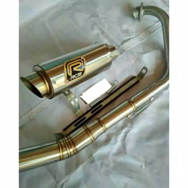Knalpot rcb all motor SATRIA FU/VIXION/CBR OLD/new /SCORPIO/BYSON/R15/JUPITER MX/MX KING DLL