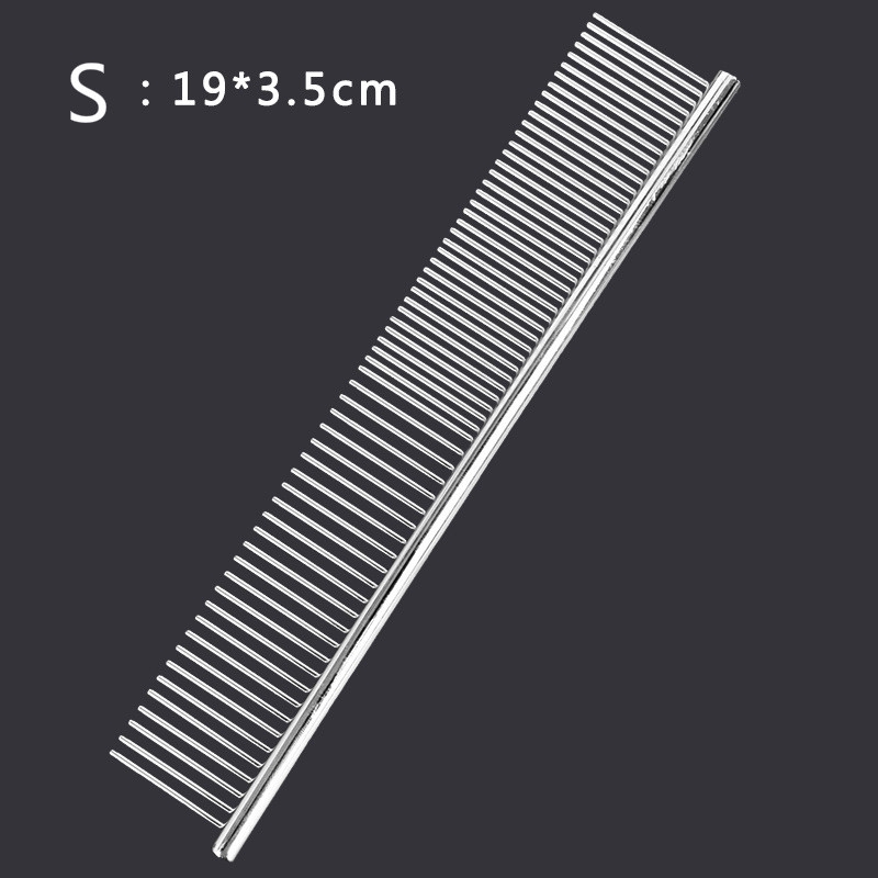 Sisir Grooming Lurus Bahan Stainless Steel Untuk Anjing