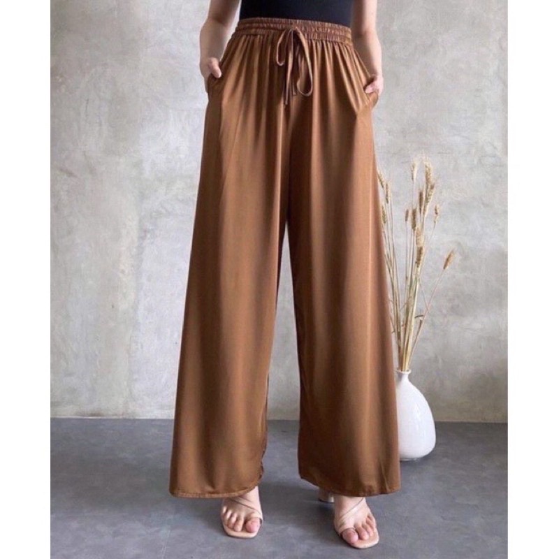 LIDYA - UNIQLO CULLOTE PANTS PREMIUM / KULOT JERSEY MOSCREPE FULL KARET