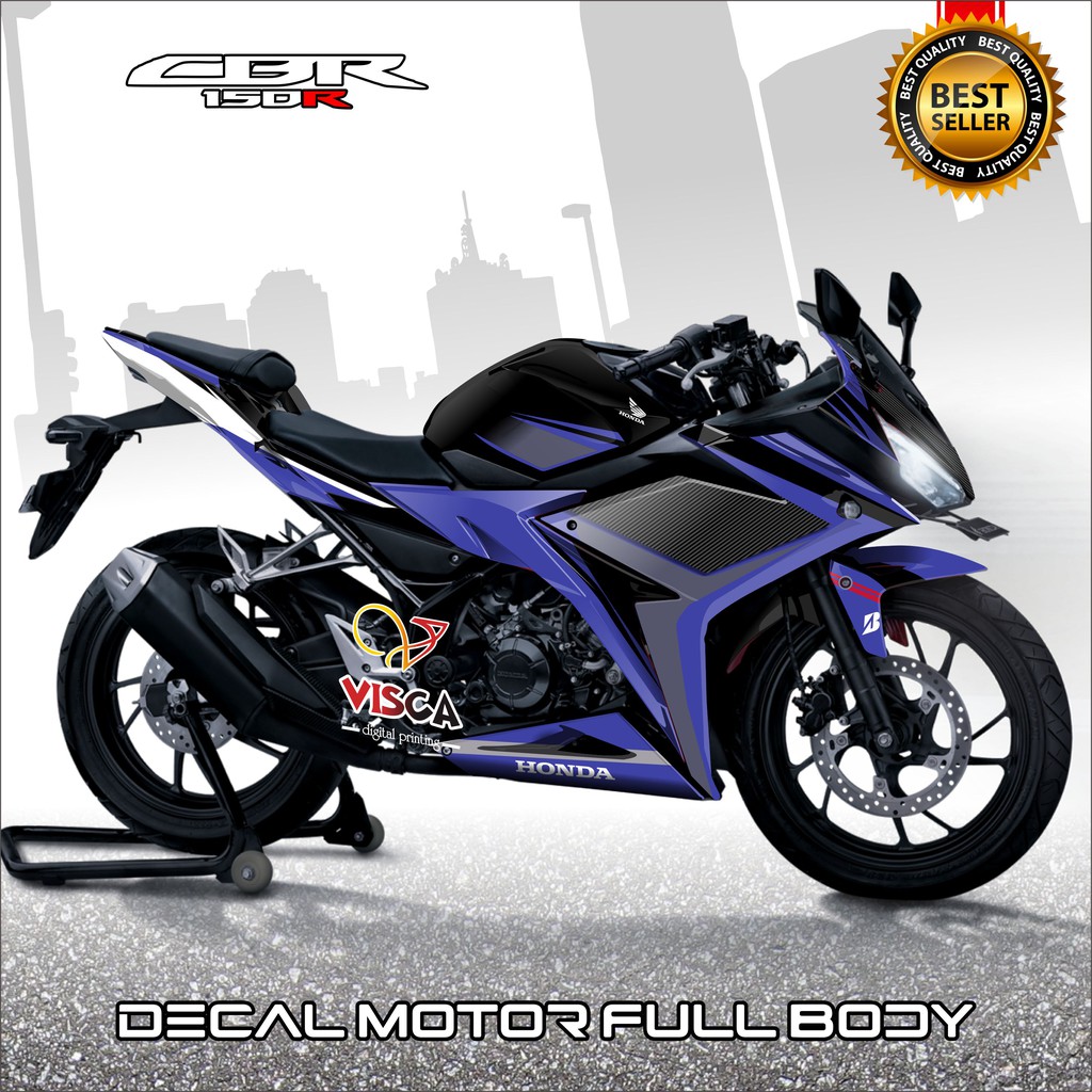 Decal Cbr 150r Facelift Full Body Decal Cbr 150r Full Body Stiker Cbr150r Full Body Simple Purple