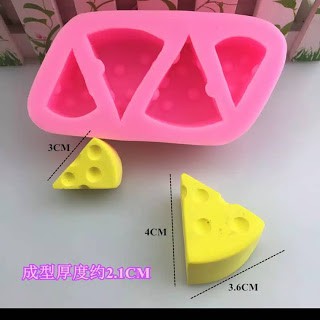 Cetakan Silikon Puding Coklat keju 4 cavity