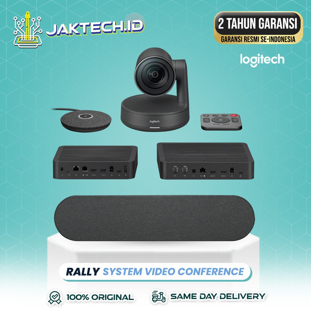 Logitech Rally System Conference Cam Webcam GARANSI RESMI