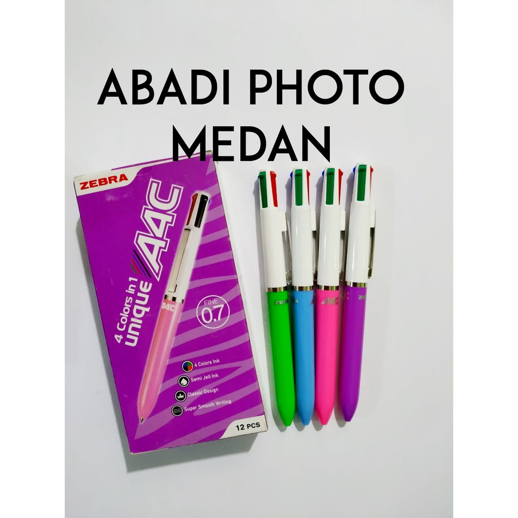 

Pulpen 4 warna Zebra