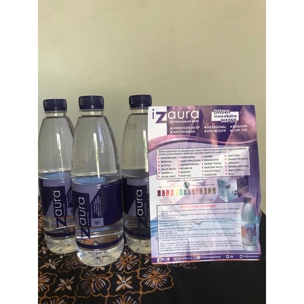 

iZaura Air Minum Kesehatan Alkalin pH tinggi