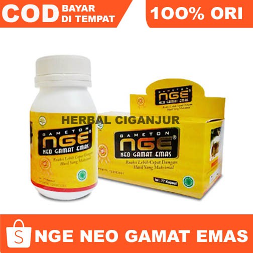 NGE Neo Gamat 77 Ekstrak Gamat Emas Isi 77 Kapsul