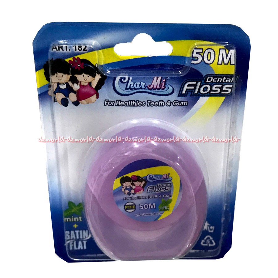 Charmi Dental Floss Kids Benang Gigi Anak Untuk Membersihkan Sisa Makanan