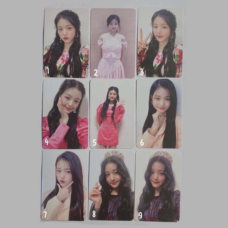 izone wonyoung bloomiz photocard