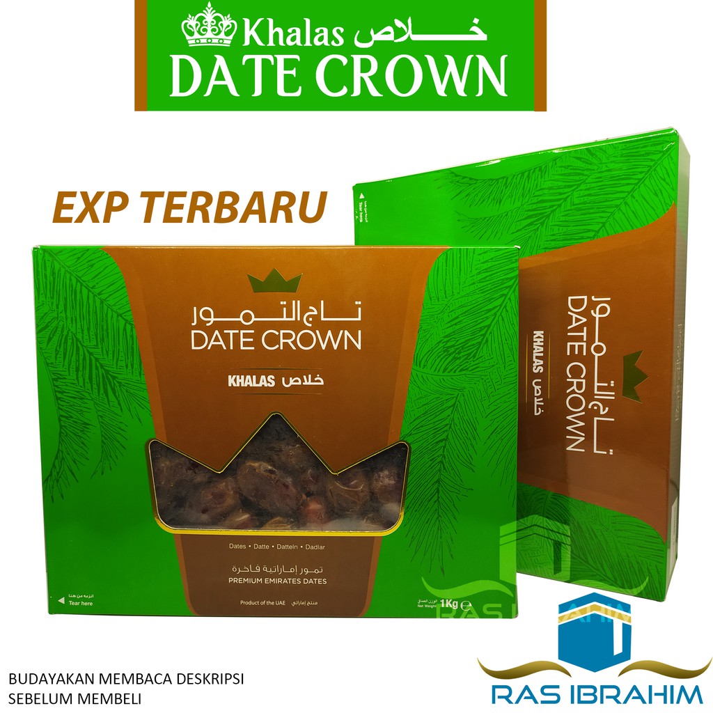 

Kurma Khalas 1kg Date Crown Premium Original
