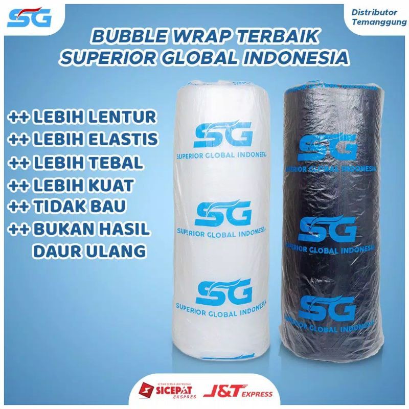 

Plastik Packing Bubble Wrap Mini Roll Putih Murah 60cm x 5 meter