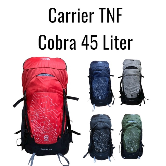 TNF Cobra Tas Ransel Gunung Outdoor Carrier The North Face 45 Liter