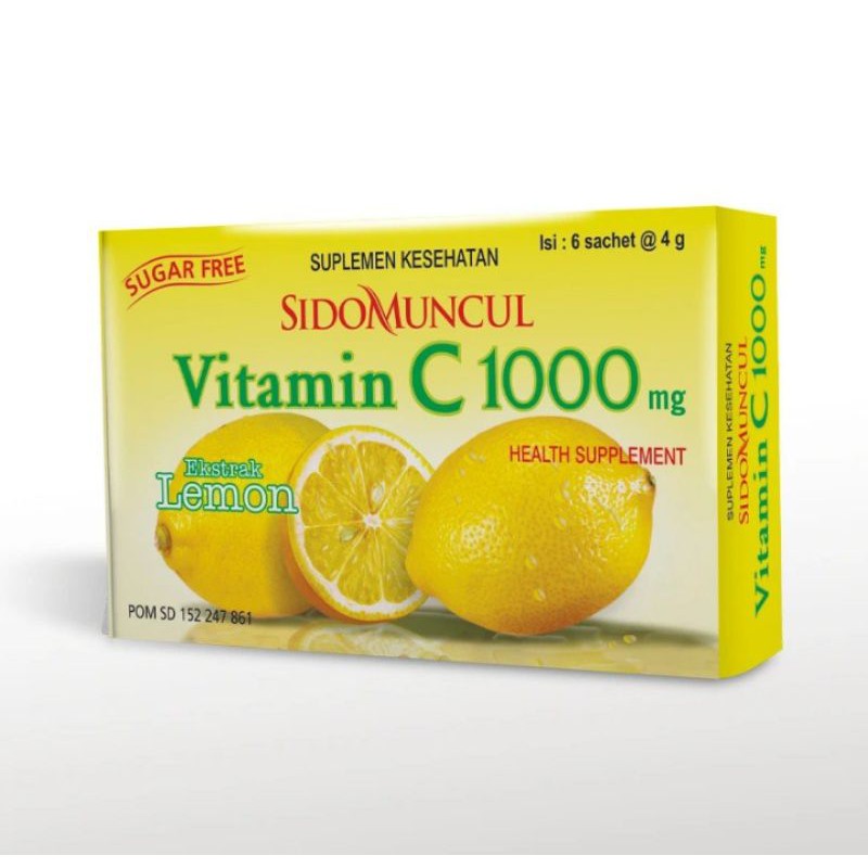 Vitamin C 1000mg SidoMuncul 6 sachet