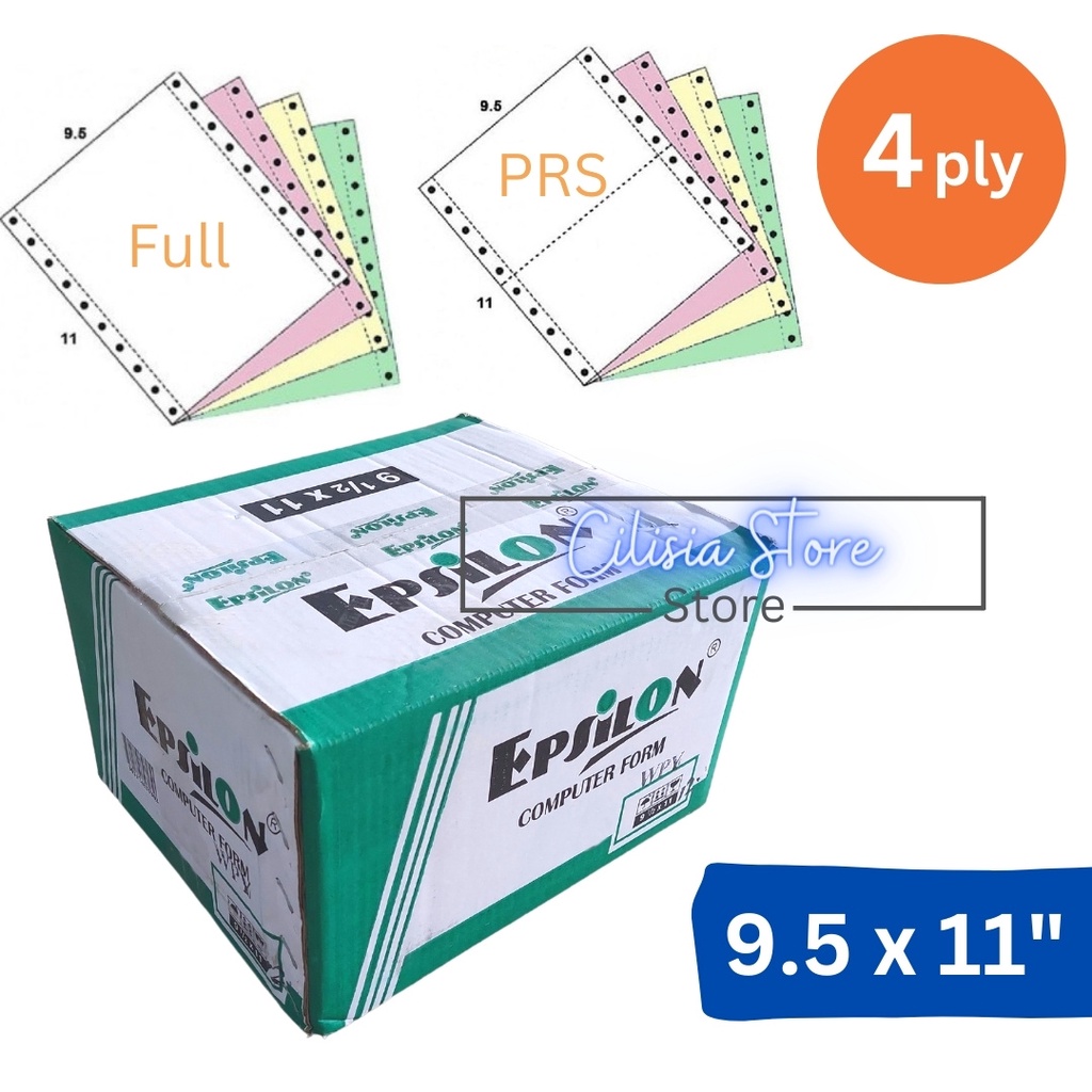 

Kertas Faktur 4 Ply Epsilon Continuous Form [Full / Potong Porporasi]