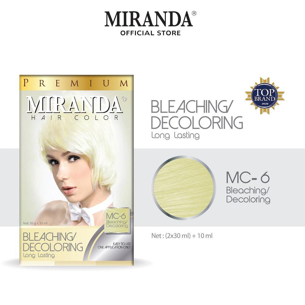 Miranda Hair Color (Cat Rambut Permanen) MC6 Bleaching 30ml