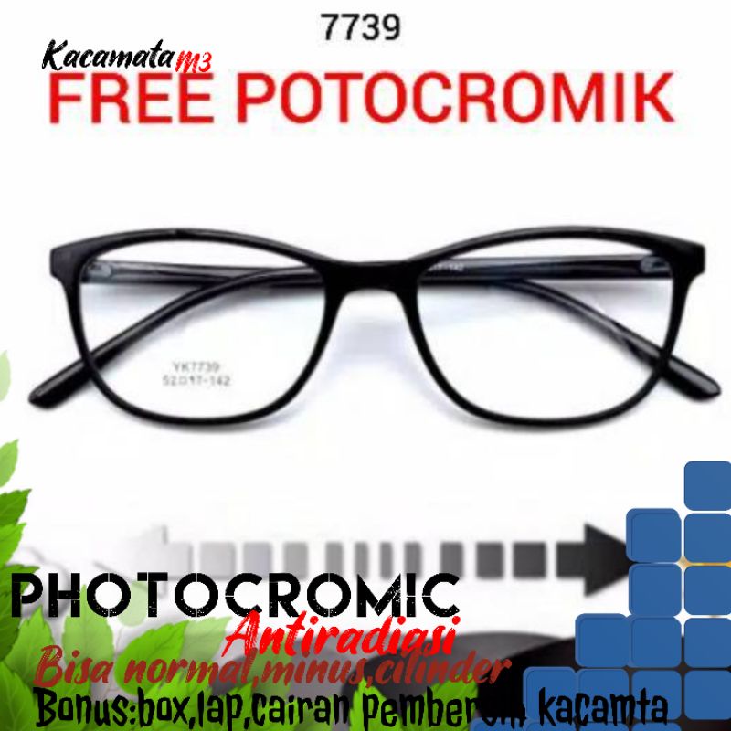 kacamata lensa photocromic antiradiasi boleh pilih yang blueray bisa normal minus plus cilinder tergantung permintaan sampai minus 5 cyl 2 harga masih sama tulis saja pesanan kaka di catatan saat order free box lap cairan pembersih kode 2102 size52-17-142