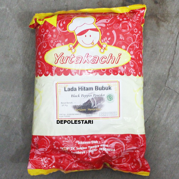 

Yutakachi Lada Hitam Bubuk (Black Pepper Powder) 1kg