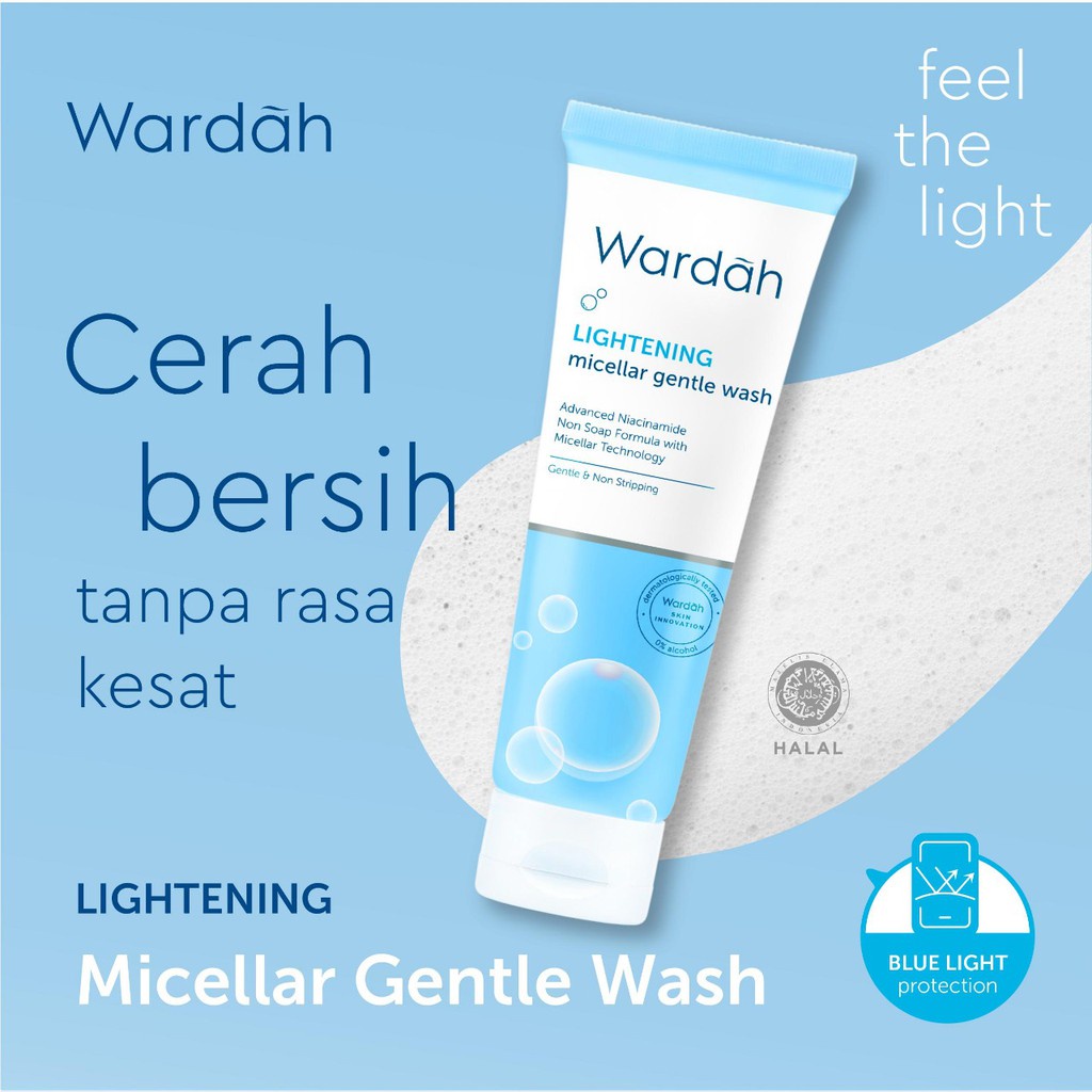 Wardah Lightening Micellar Gentle Wash - 50ml