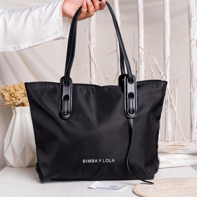 Bimba Y Lola Tote Bag In Black - ORIGINAL 100% barang tersedia