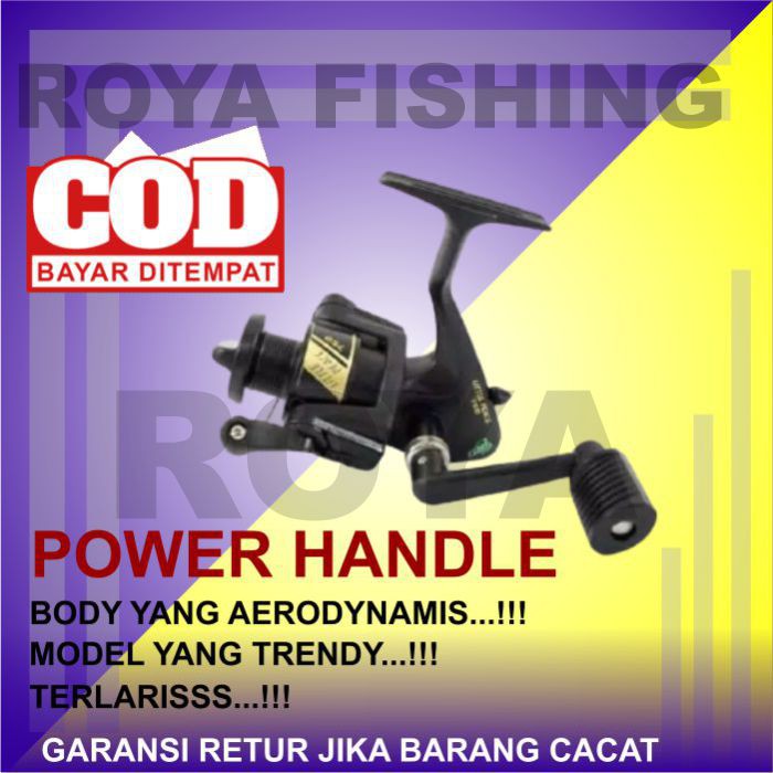 REEL RELL RIL REAL KATROL ALAT PANCING PANCINGAN IKAN MURAH POWER HANDLE EXORI LITTLE PEACE TERMURAH