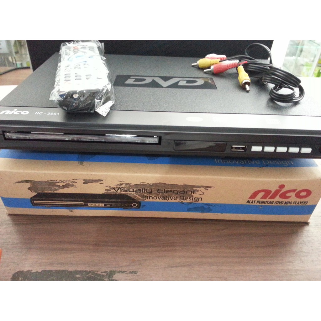 DVD Nico 305 Murah Berkualitas + USB + Jek Mic