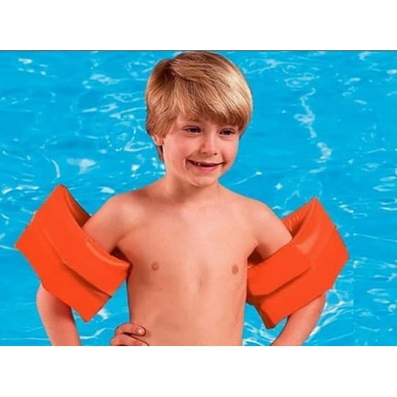 Pelampung Lengan Anak Orange INTEX 59640 Arm Bands 19x19cm Ages 3-6