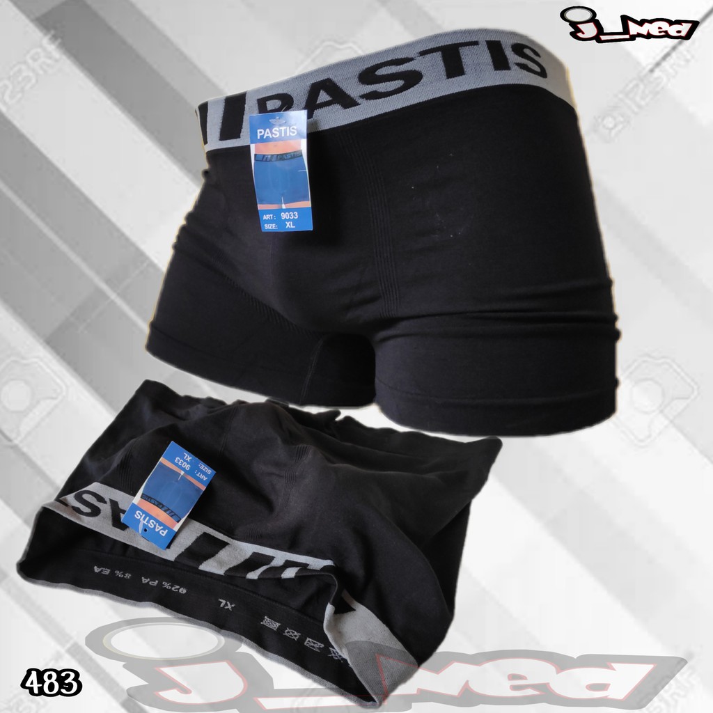 J483T 3PCS Celana Dalam Pria Boxer M L XL Boxer Pria Premium Import Cd Pria Boxer