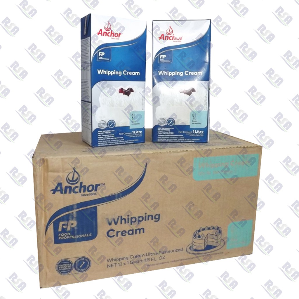 

Whipping Cream Anchor 1 Liter x 12 Import dari New Zealand