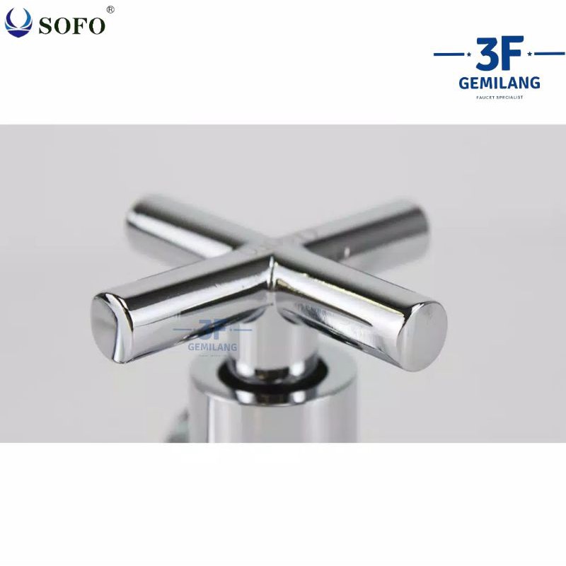 Sofo - Kran TEMBOK BALING CHROME ELEGAN 1/2 INCH PREMIUM QUALITY