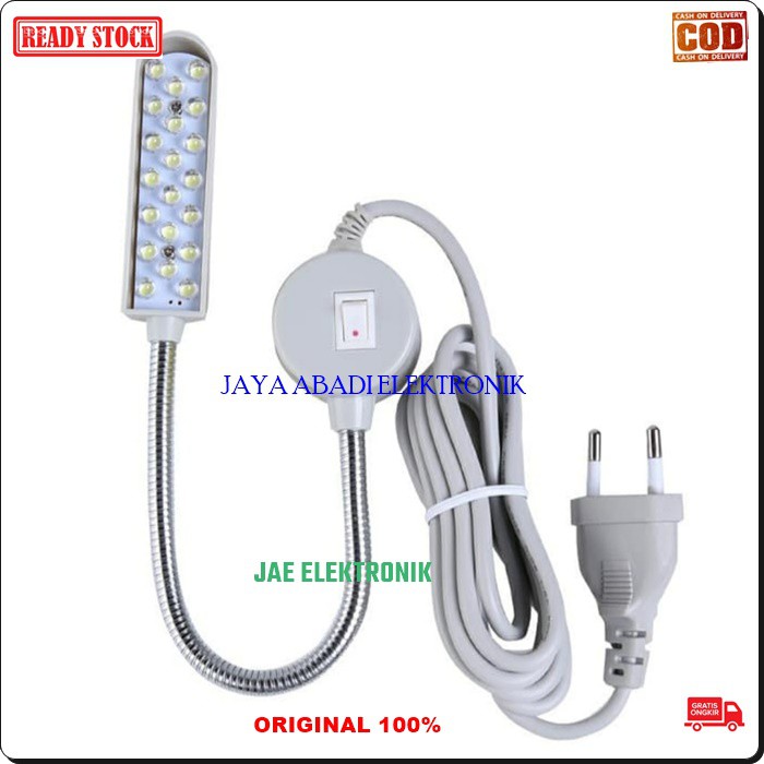 G410 ORIGINAL Lampu Belajar spiral lamp baca magnet led light power terang mesin saklar senter